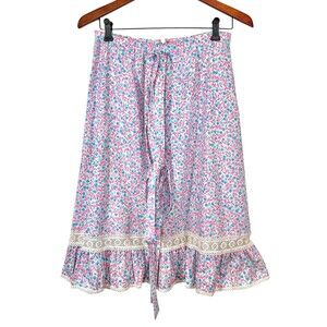 Vintage Lilly Pulitzer THE LILLY Floral Eyelet Skirt